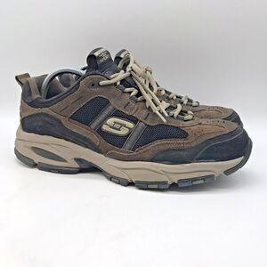 Skechers Vigor 2.0 Trait 51241EW Sneakers Men's 12 Black & Brown Running Shoes